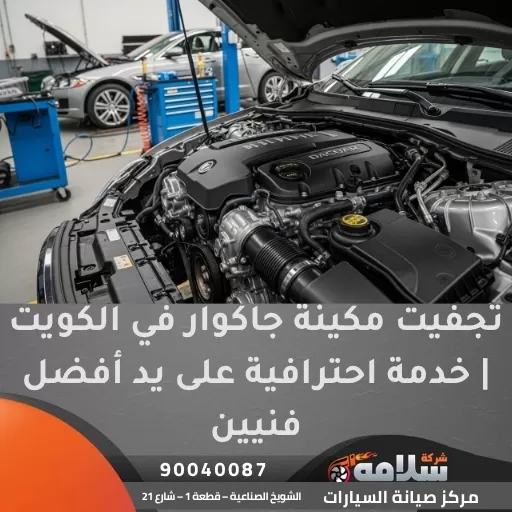 تجفيت مكينة جاكوار