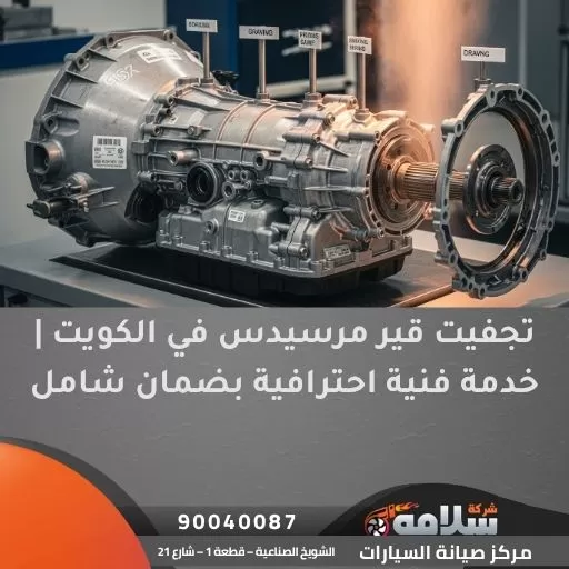 تجفيت قير مرسيدس في الكويت | خدمة فنية احترافية بضمان شامل